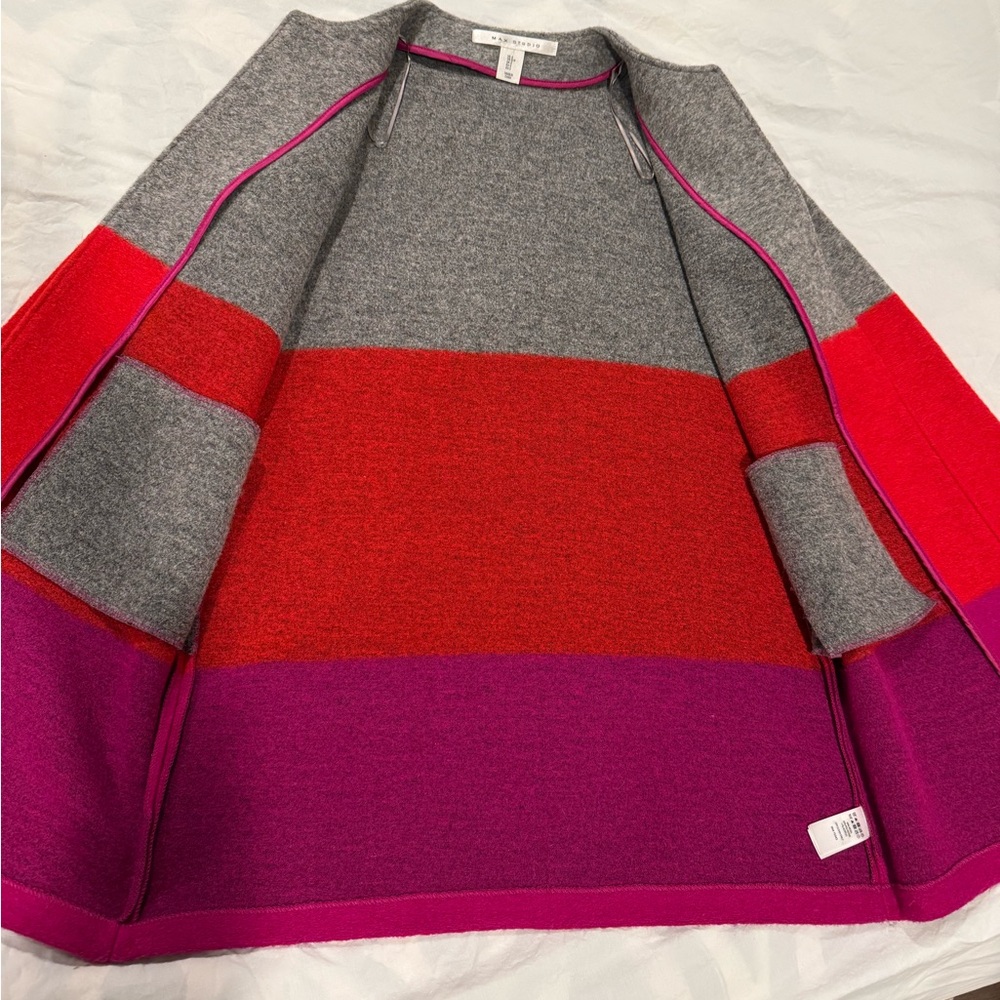 Max Studio Multicolor Open Front Cardigan - Picture 3 of 6
